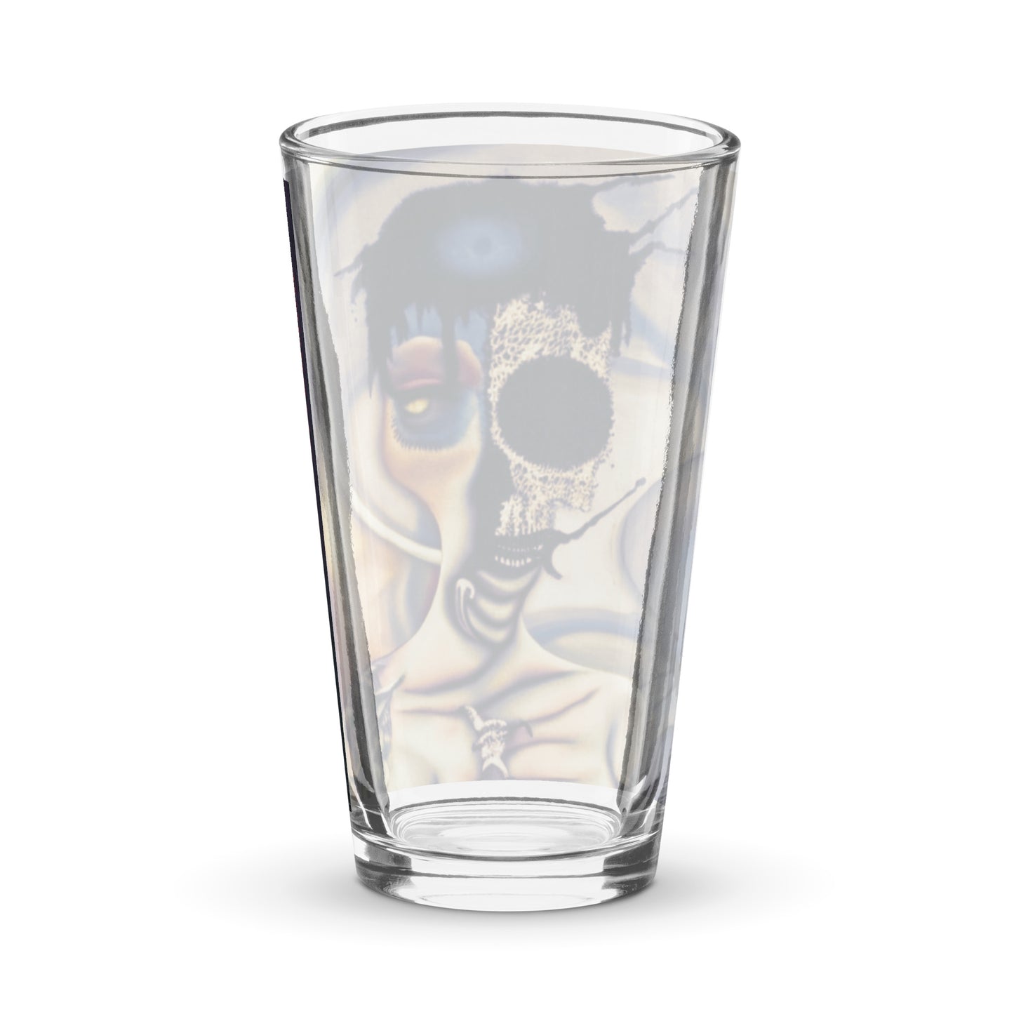 X- Shaker pint glass