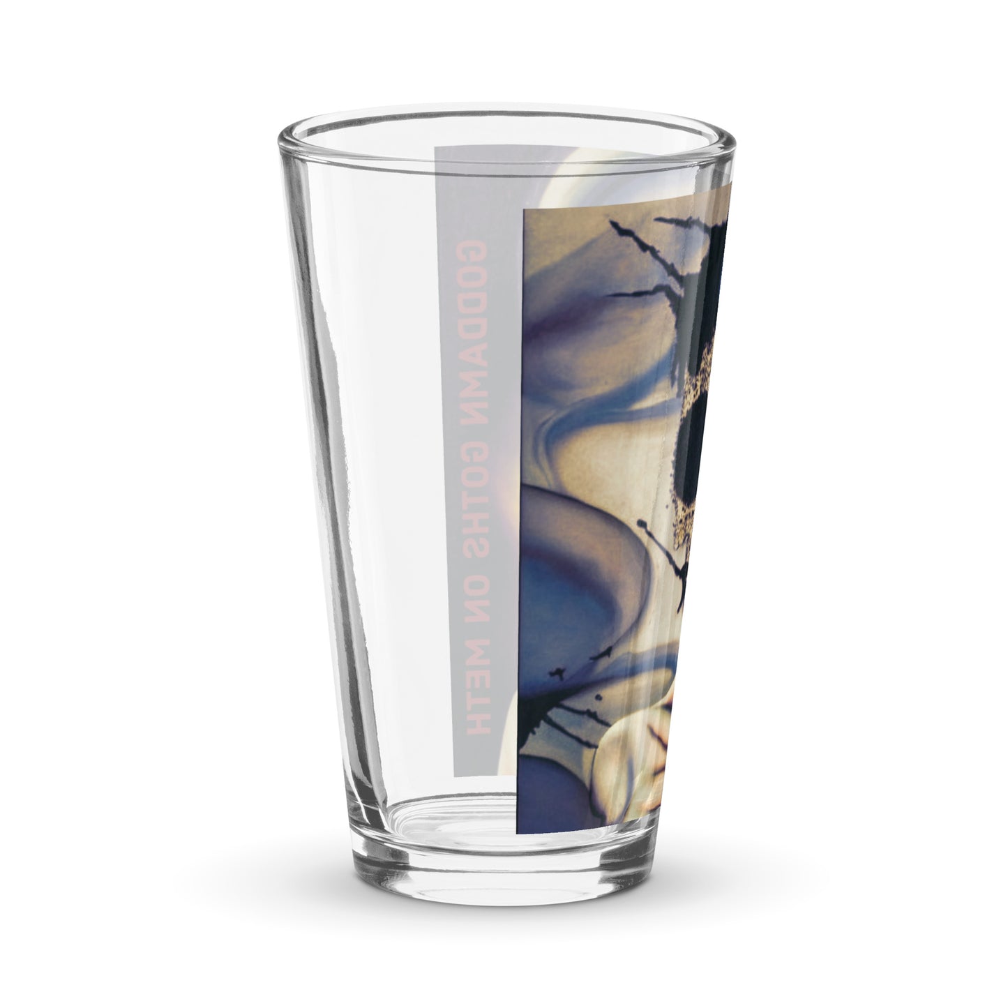X- Shaker pint glass